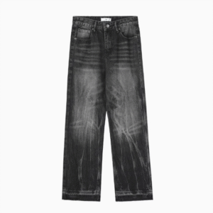 CasualCity Men’s Baggy Pants Black Relaxed Fit