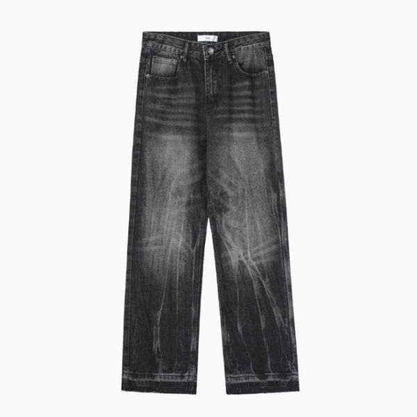 CasualCity Men’s Baggy Pants Black Relaxed Fit