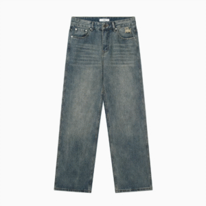 CasualCity Men’s Baggy Pants Vintage Blue Denim