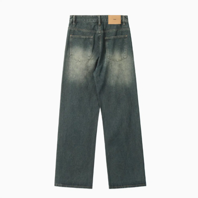 CasualCity Men’s Oversized Pants Light Blue Denim (2)