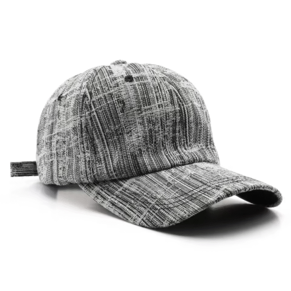 Casualcity Denim Baseball Cap for Men Black Adjustable Snapback Trucker Hat